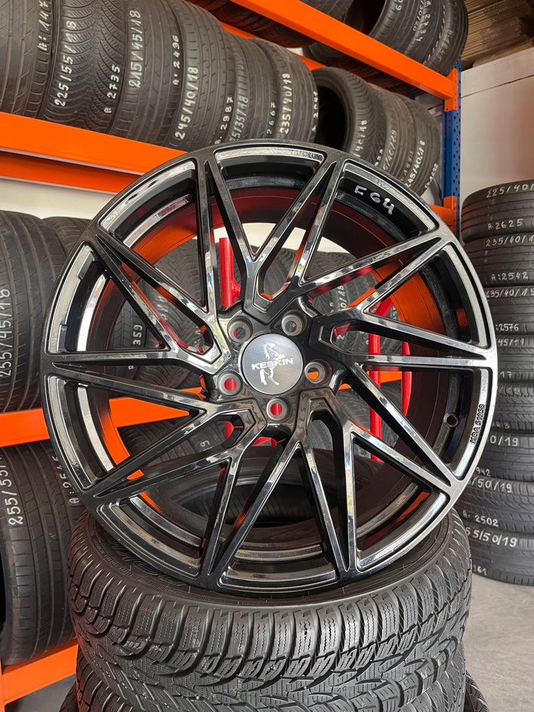1x Alufelge 19 Zoll 8.5" 5x112 45ET Glanz Blau Rim Wheel FEL4014889786cw