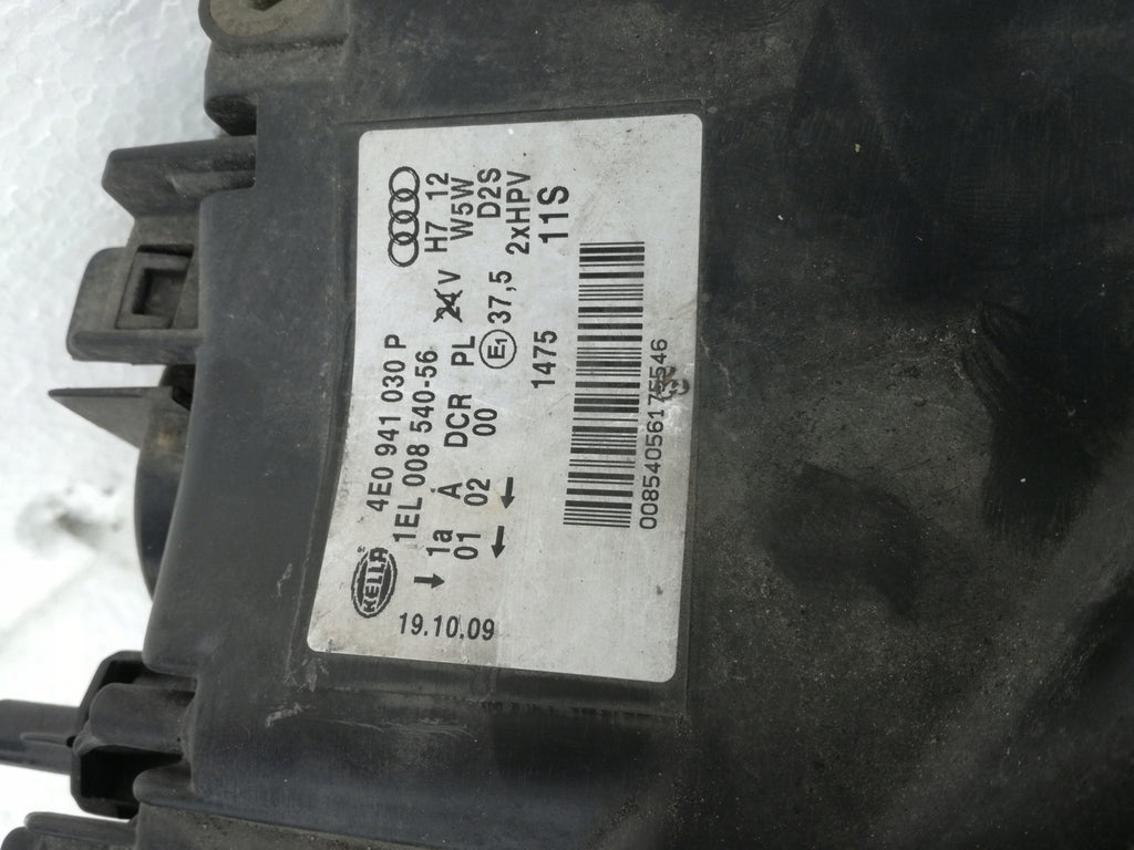 Frontscheinwerfer Audi A8 4E0941030P Xenon Rechts Scheinwerfer Headlight SCH4370596040fn