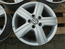 Load image into Gallery viewer, 4x Alufelge 17 Zoll 7.0" 5x120 55ET Glanz Silber 7H0601025 VW T6 T5 Rim Wheel FEL5065428278uv