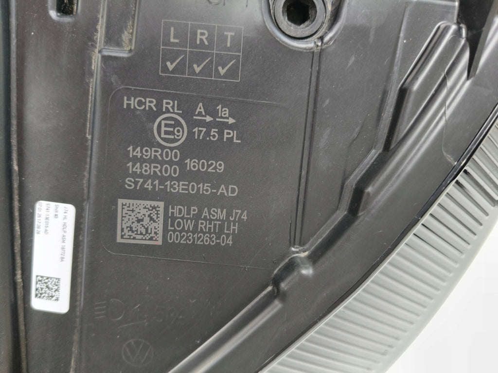 Frontscheinwerfer VW T7 S741-13E015-AD Full LED Links Scheinwerfer Headlight SCH6575033722sc