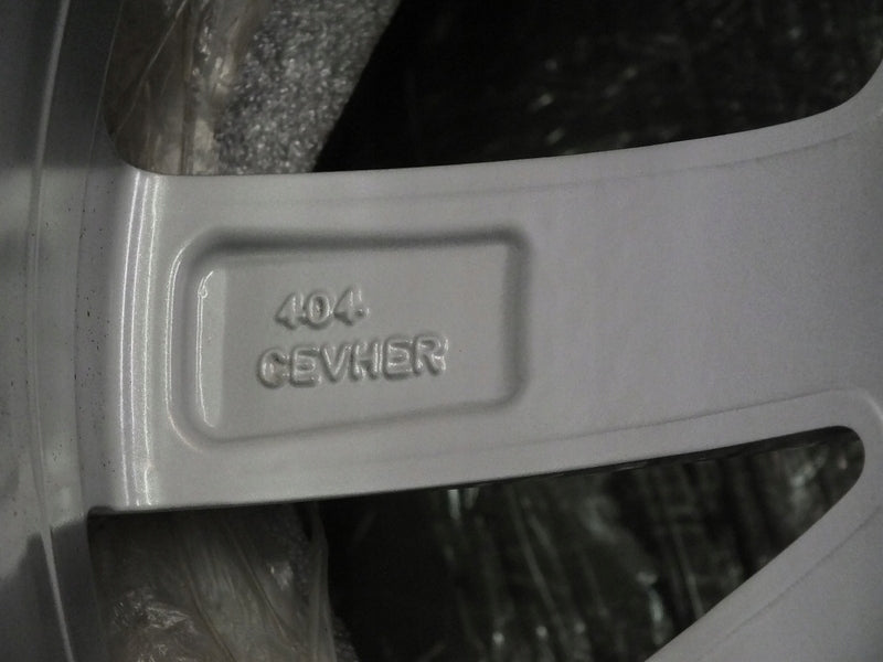 1x Alufelge 18 Zoll 8.0" 5x112 25ET Glanz Silber 760071498 VW Touareg Rim Wheel