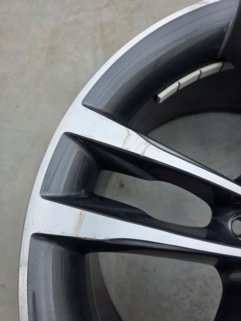 1x Alufelge 19 Zoll 9.0" 5x120 42ET Glanz Graphit 7847544 BMW Mg Rim Wheel FEL6079140884os