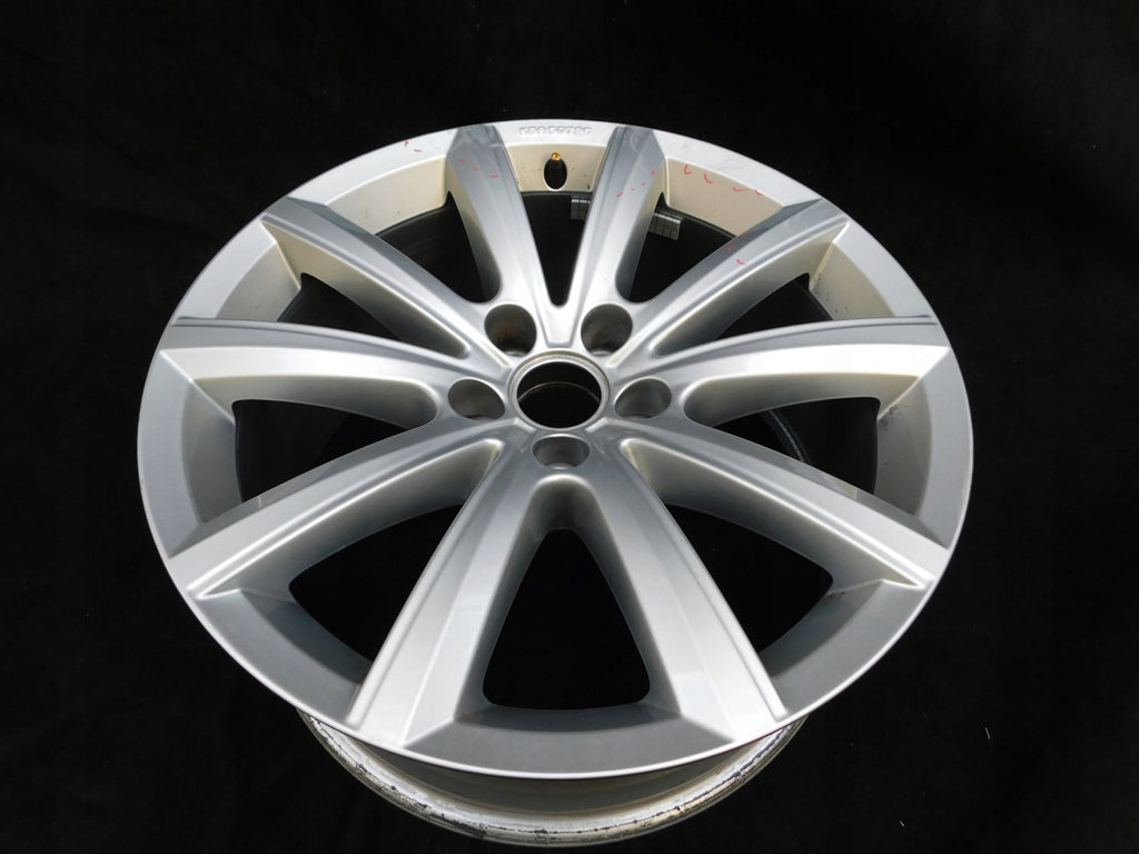 1x Alufelge 18 Zoll 8.0" 5x112 25ET Glanz Silber 760071498 VW Touareg Rim Wheel FEL8763867221vs