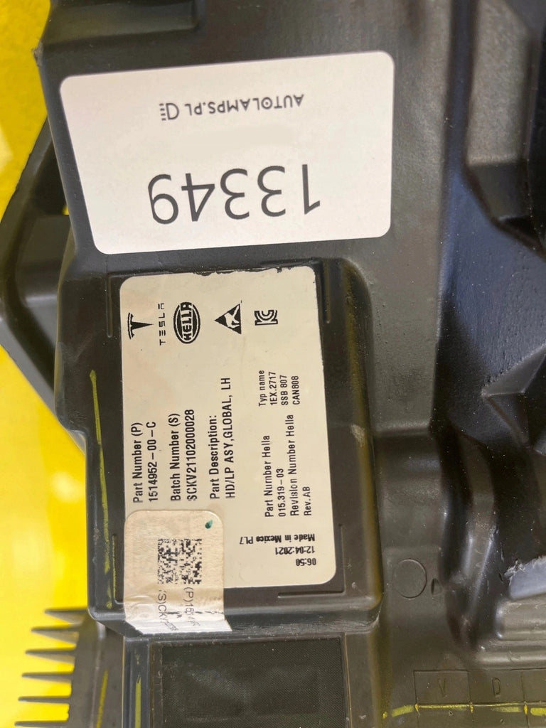 Frontscheinwerfer Tesla 3 1514952-00-C LED Links Scheinwerfer Headlight SCH3600014372zk