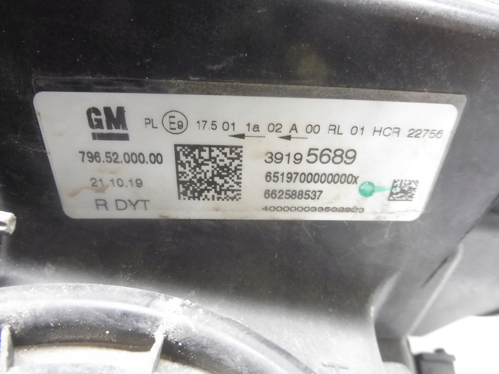 Frontscheinwerfer Opel Astra K 39195689 Full LED Rechts Scheinwerfer Headlight