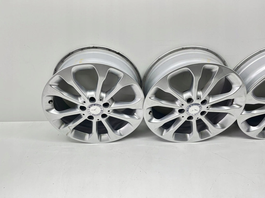 4x Alufelge 17 Zoll 6.5" 5x112 38ET Glanz Silber A1564011700 Mercedes-Benz Gla FEL3715964655iy