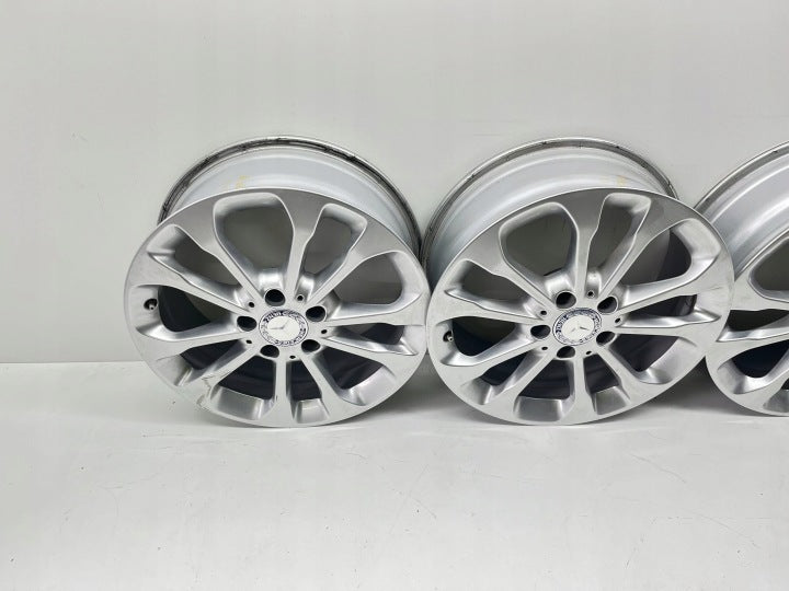 4x Alufelge 17 Zoll 6.5" 5x112 38ET Glanz Silber A1564011700 Mercedes-Benz Gla FEL3715964655iy