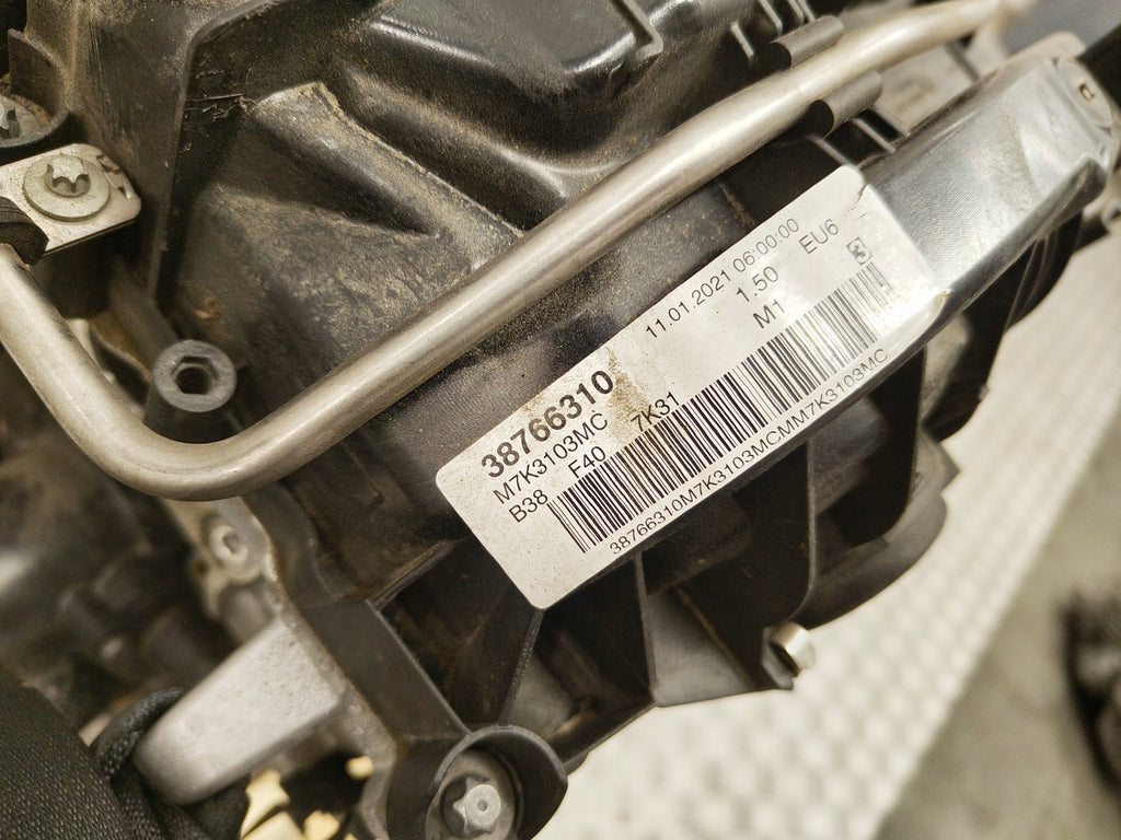 Motor BMW F45 F40 F46 B38A15A 1.5 120TKm 2021 Benzin Engine Unkomplett