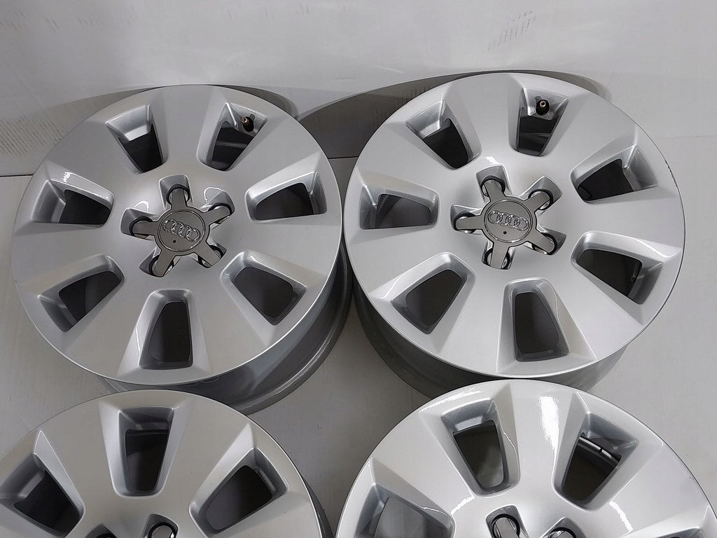 4x Alufelge 16 Zoll 7.5" 5x112 37ET Glanz Silber 4G0601025 Audi Rim Wheel