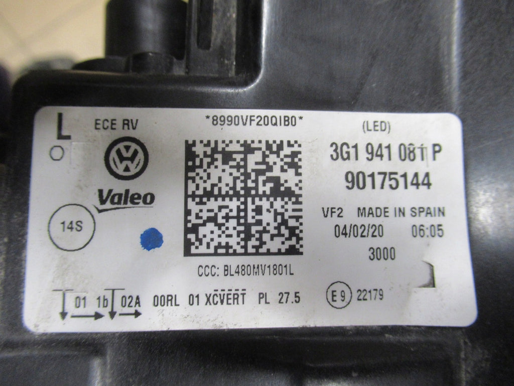 Frontscheinwerfer VW Passat B8 3G1941081P Full LED Links Scheinwerfer Headlight SCH2589836753bt