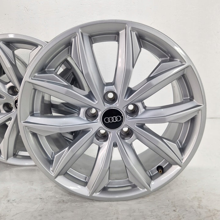 4x Alufelge 17 Zoll 7.0" 5x112 34ET Glanz Silber 80A601025J Audi Rim Wheel FEL8387486562qp