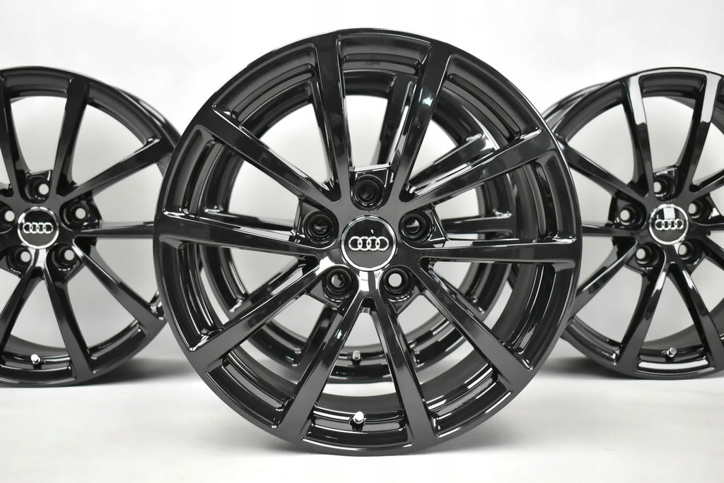 4x Alufelge 17 Zoll 7.5" 5x112 36ET Glanz Schwarz 4K0601025 Audi A6 Rim Wheel FEL8308501439hz
