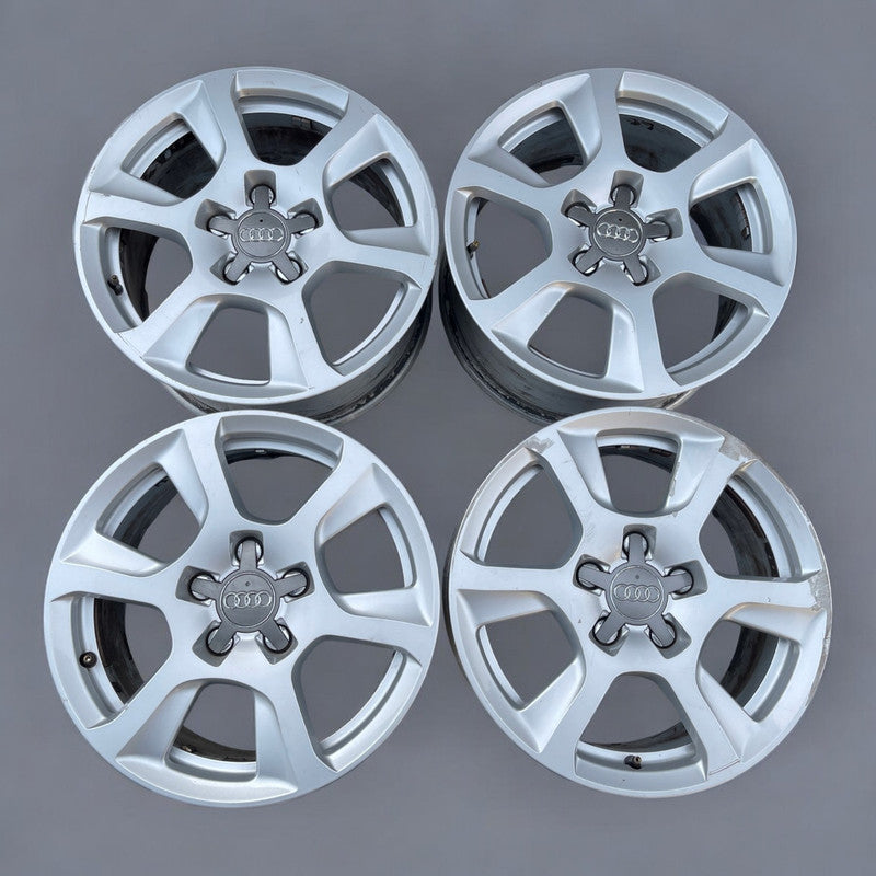 4x Alufelge 16 Zoll 7.5" 5x112 45ET Glanz Silber 8K0601025 Audi Rim Wheel