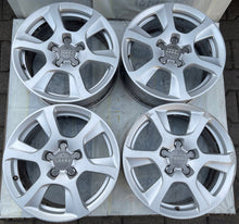 Load image into Gallery viewer, 4x Alufelge 16 Zoll 7.5&quot; 5x112 45ET Glanz Silber 8K0601025 Audi Rim Wheel