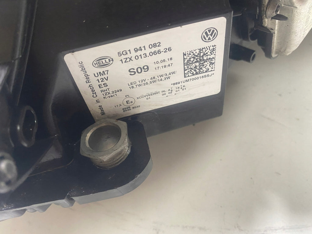 Frontscheinwerfer VW Golf VII 5G1941082 LED Rechts Scheinwerfer Headlight SCH2387130948el