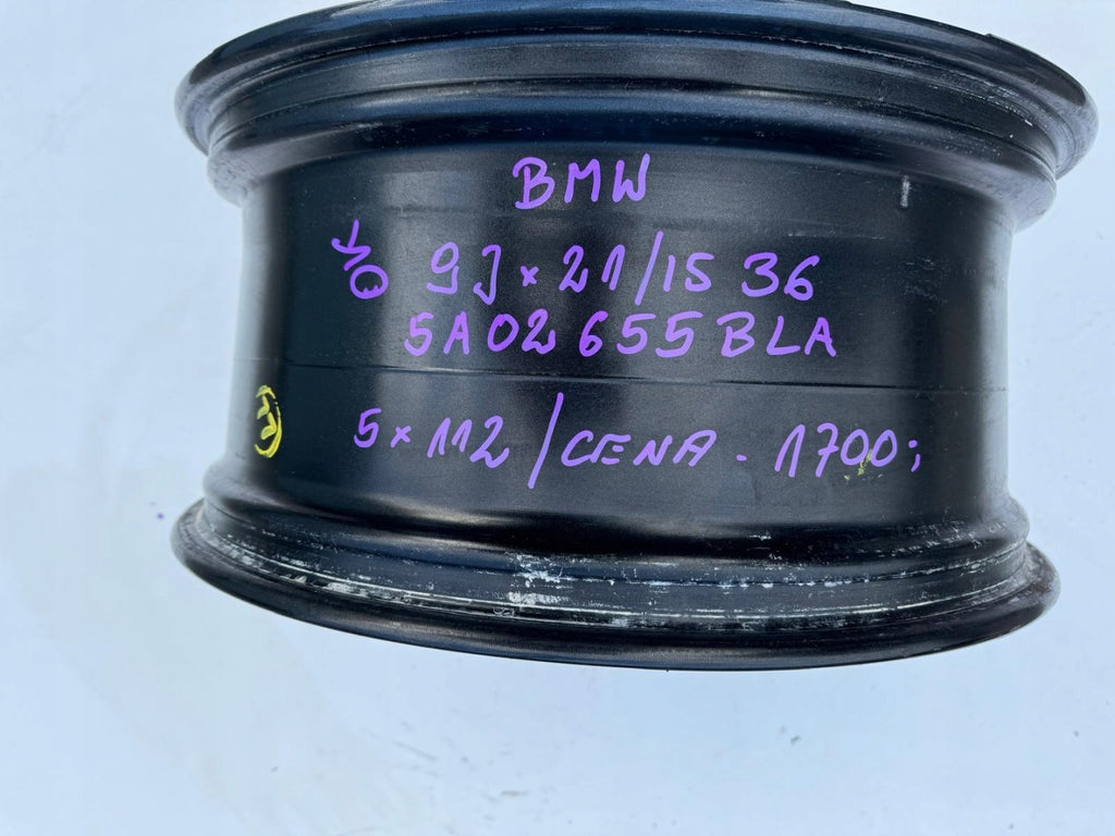 1x Alufelge 21 Zoll 9.0" 5x112 36ET 5A02655 BMW Rim Wheel FEL7172844073jt