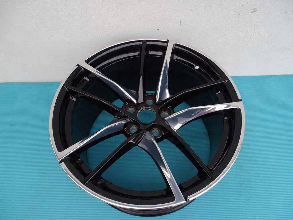 1x Alufelge 19 Zoll 10.0" 5x114.3 40ET Glanz Schwarz 8811715 Toyota Supra