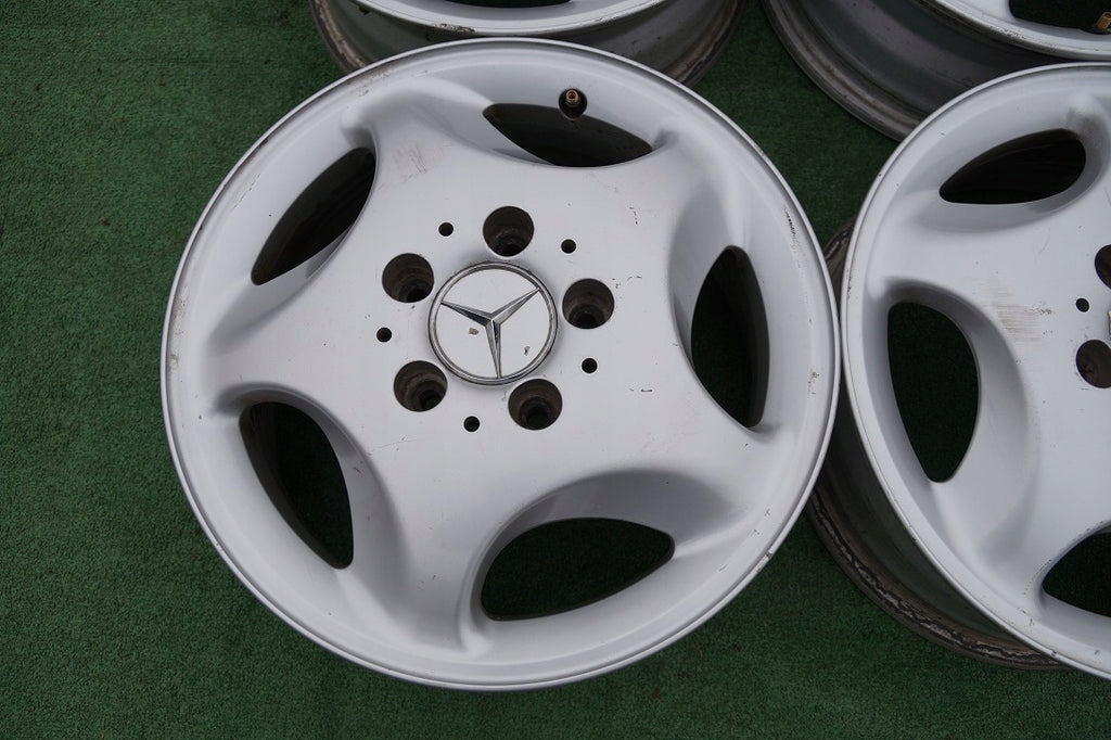 4x Alufelge 15 Zoll 5.5" 5x112 42ET Glanz Silber A4144010102 Mercedes-Benz Vaneo FEL7194775394wr