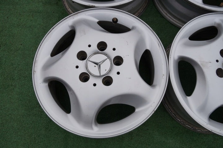 4x Alufelge 15 Zoll 5.5" 5x112 42ET Glanz Silber A4144010102 Mercedes-Benz Vaneo FEL7194775394wr