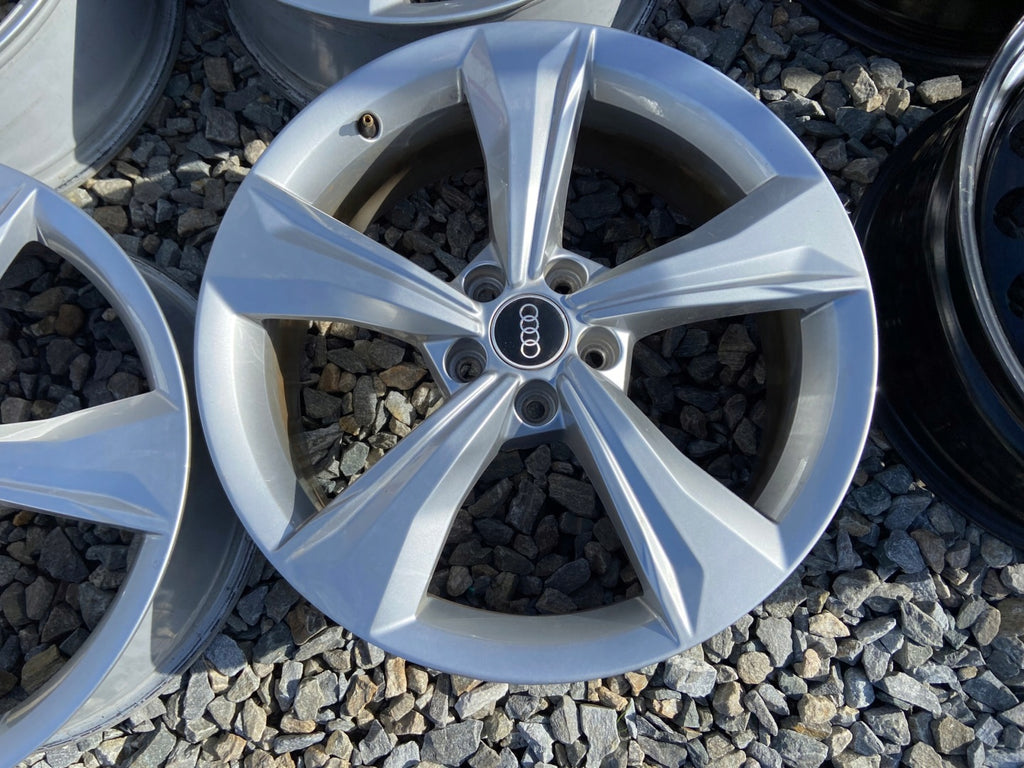 4x Alufelge 19 Zoll 7.0" 5x112 34ET Glanz Silber 80A601025 Audi Rim Wheel FEL6684374244gy