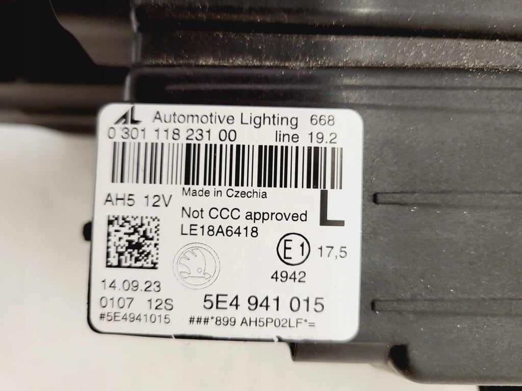 Frontscheinwerfer Skoda Octavia IV 5E4941015 LED Links Scheinwerfer Headlight SCH7213474051mt