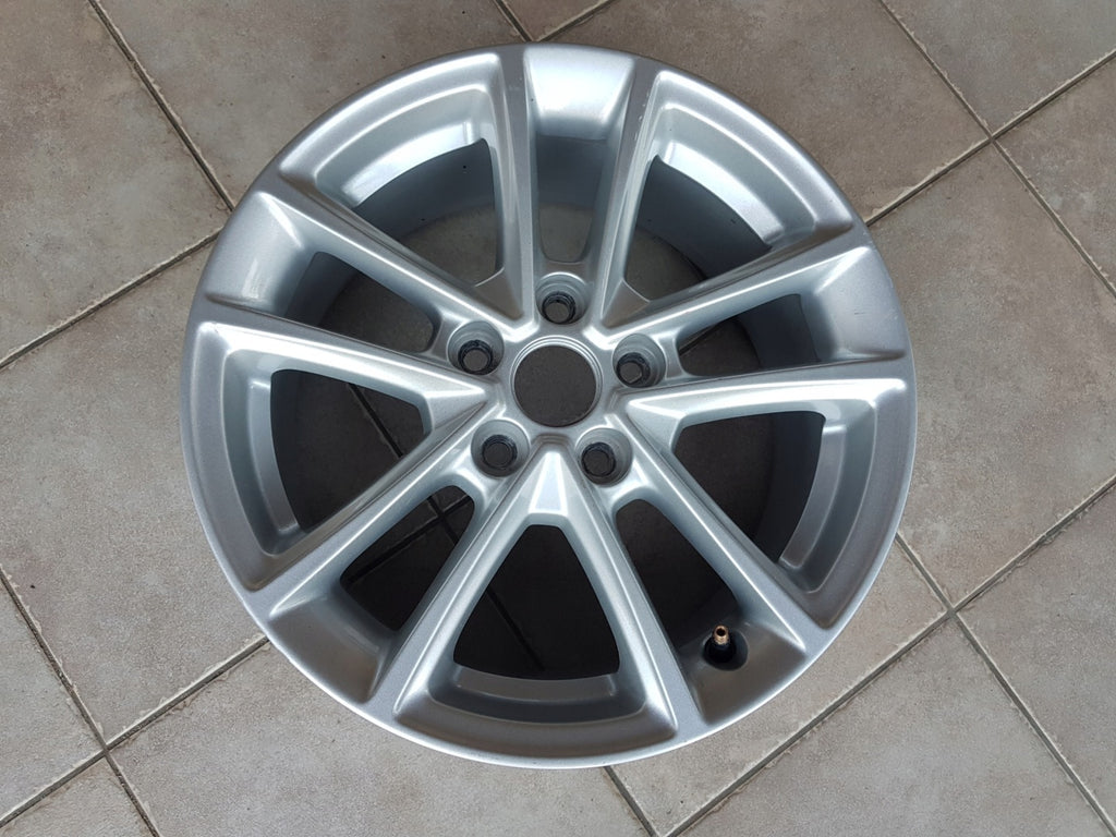 1x Alufelge 16 Zoll 7.0" 5x108 50ET Glanz Silber F1EC-1007-A1A Ford Focus C-Max FEL7177110470bm