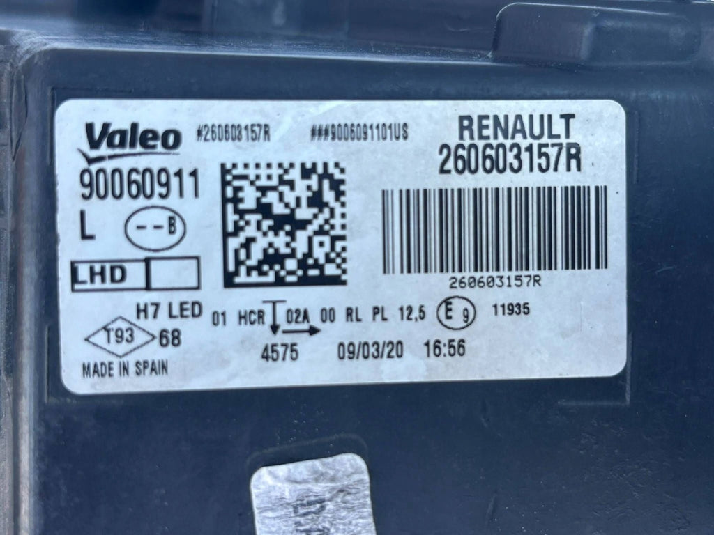 Frontscheinwerfer Renault Megane IV 260603157R LED Ein Stück (Rechts oder Links) SCH6809876773nt