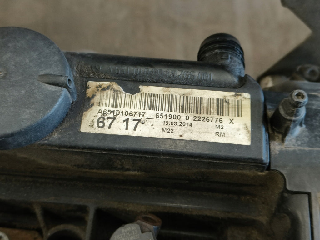 Motor Mercedes-Benz W176 W246 328 HMCAR 2.2 CDI 125TKm Diesel Engine Komplett