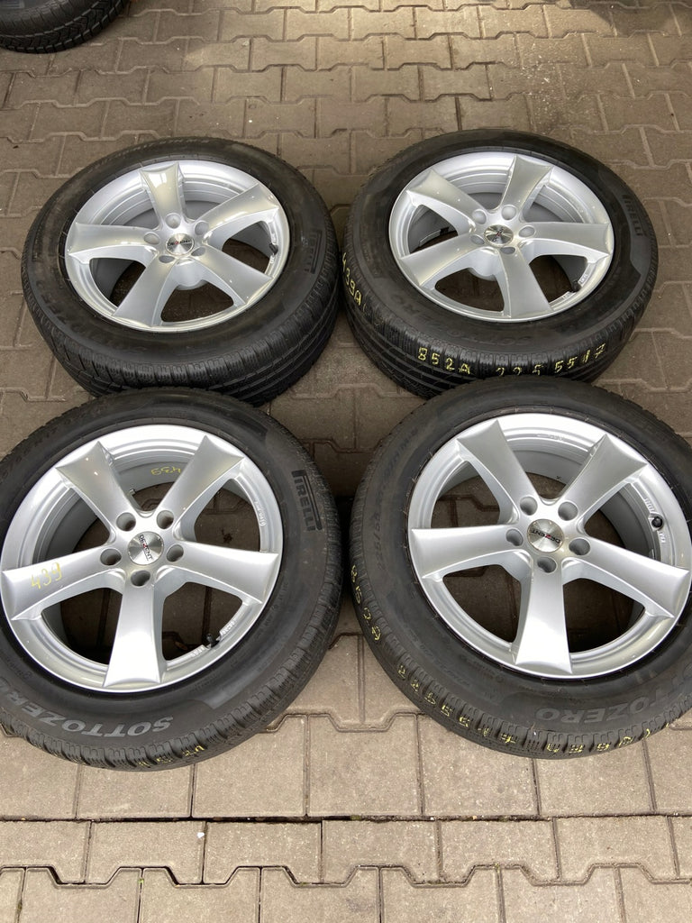4x Alufelge 17 Zoll 7.5" 5x112 37ET Silber Audi I Rim Wheel FEL2746725067ka