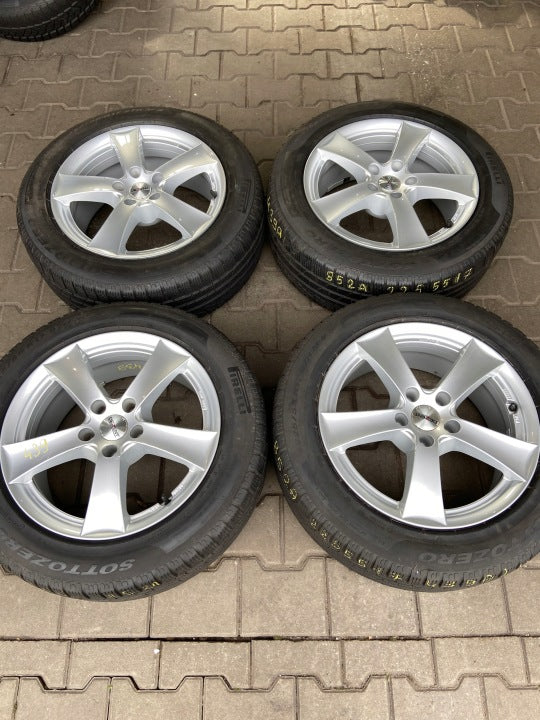 4x Alufelge 17 Zoll 7.5" 5x112 37ET Silber Audi I Rim Wheel FEL2746725067ka