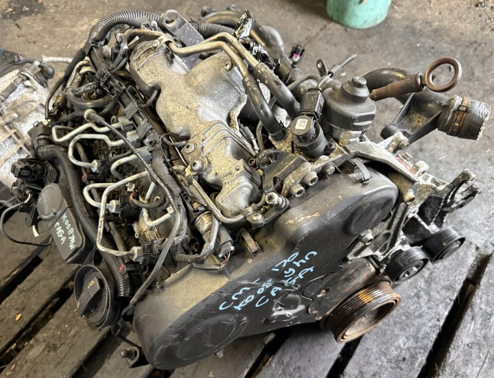 Motor Audi A4 B8 CAGA CAG 2.0 TDI 143PS 105kW 209TKm Diesel Engine Komplett MOT6404697653qw