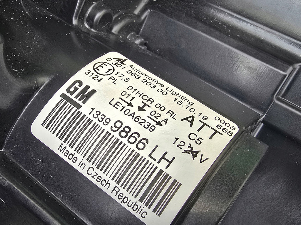 Frontscheinwerfer Opel Zafira C 13399866LH Links Scheinwerfer Headlight