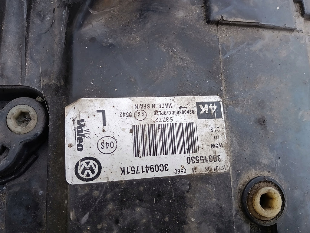 Frontscheinwerfer VW Passat 3C0941751K Xenon Links Scheinwerfer Headlight SCH2288953404kn