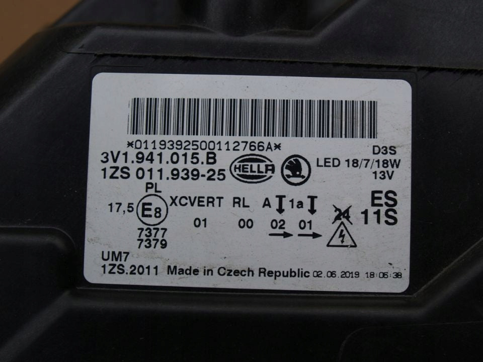 Frontscheinwerfer Skoda Superb III 3V1941015B LED FALSE Scheinwerfer Headlight SCH5071997040mp