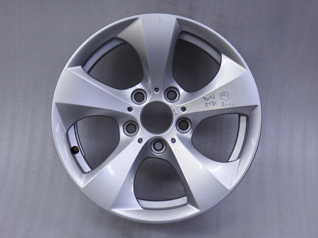 1x Alufelge 16 Zoll 7.0" 5x120 31ET Glanz Silber 6795806 BMW 3 E91 E90 Rim Wheel