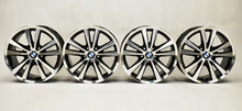 Load image into Gallery viewer, 4x Alufelge 18 Zoll 8.5" 5x120 46ET Glanz Schwarz 6853952 BMW X5 F15 Rim Wheel FEL4914741255hn