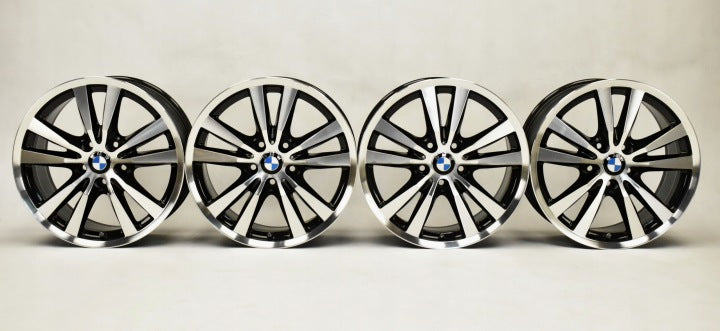 4x Alufelge 18 Zoll 8.5" 5x120 46ET Glanz Schwarz 6853952 BMW X5 F15 Rim Wheel FEL4914741255hn