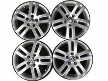 Load image into Gallery viewer, 4x Alufelge 16 Zoll 6.5" 5x112 50ET Glanz Silber 1K0601025AJ VW Touran Rim Wheel FEL4910079252vo