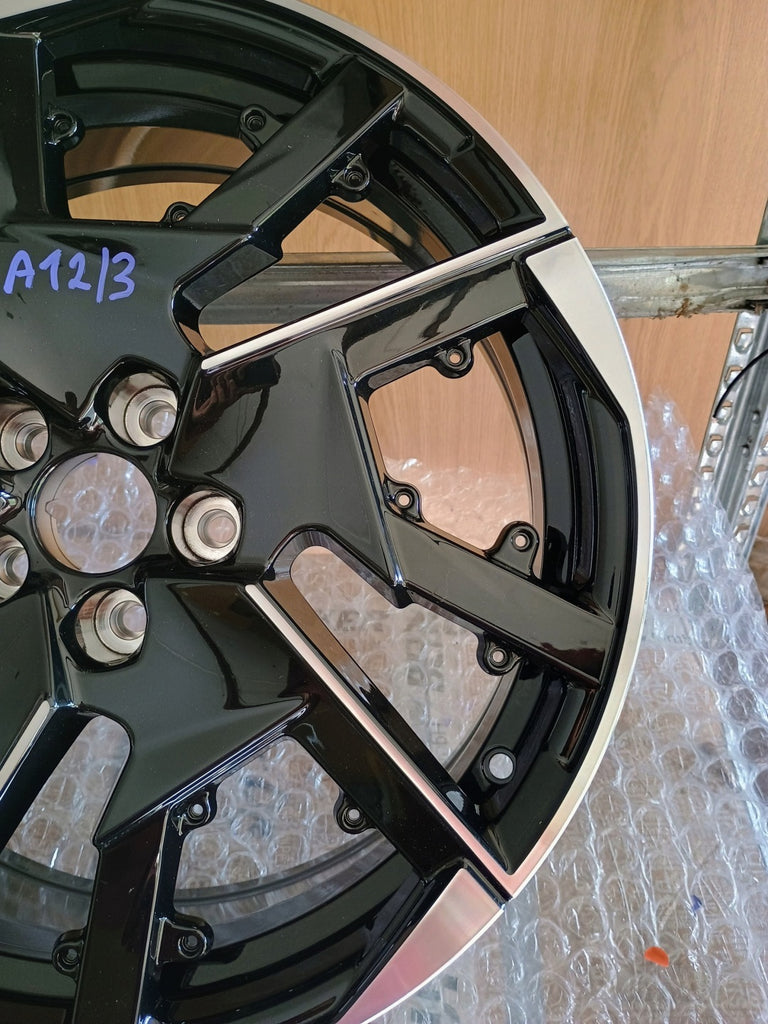 1x Alufelge 19 Zoll 7.0" 5x108 41ET Glanz Schwarz 9839945680 Peugeot Rim Wheel FEL3398523570mg