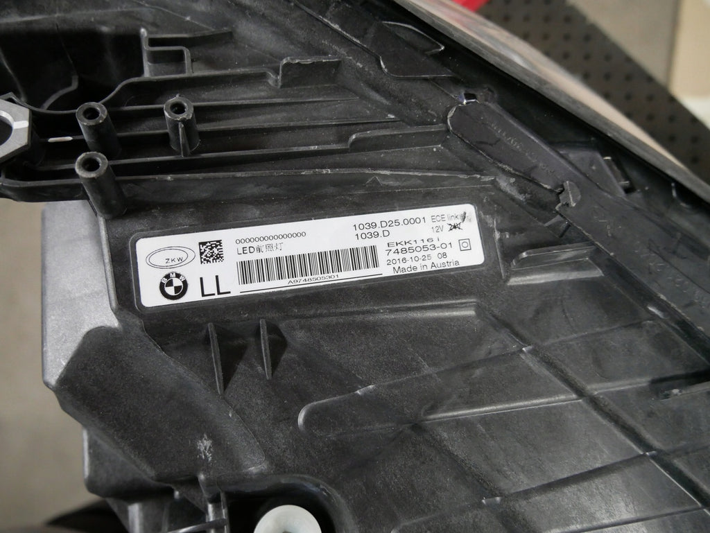 Frontscheinwerfer BMW 6 G32 7485053 LED Links Scheinwerfer Headlight