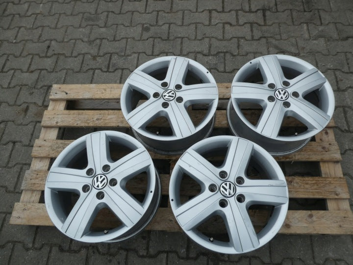 4x Alufelge 17 Zoll 7.0" 5x120 55ET Glanz Silber 7H0601025 VW T6 T5 Rim Wheel FEL5065428278uv