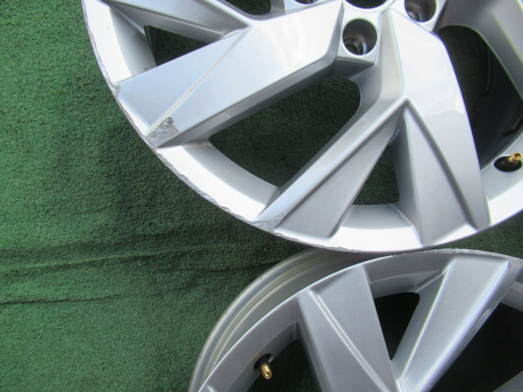 4x Alufelge 18 Zoll 7.0" 5x112 43ET Glanz Silber 5NA601025 VW Tiguan Rim Wheel FEL5497389489ku