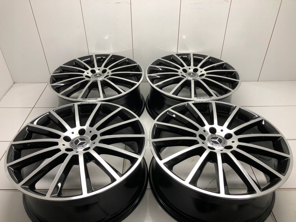 4x Alufelge 20 Zoll 8.0" 5x112 43ET Glanz Schwarz A2134012200 Mercedes-Benz Amg FEL5487350311cj