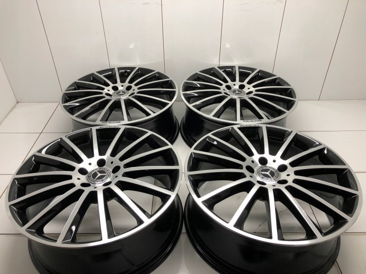 4x Alufelge 20 Zoll 8.0" 5x112 43ET Glanz Schwarz A2134012200 Mercedes-Benz Amg FEL5487350311cj