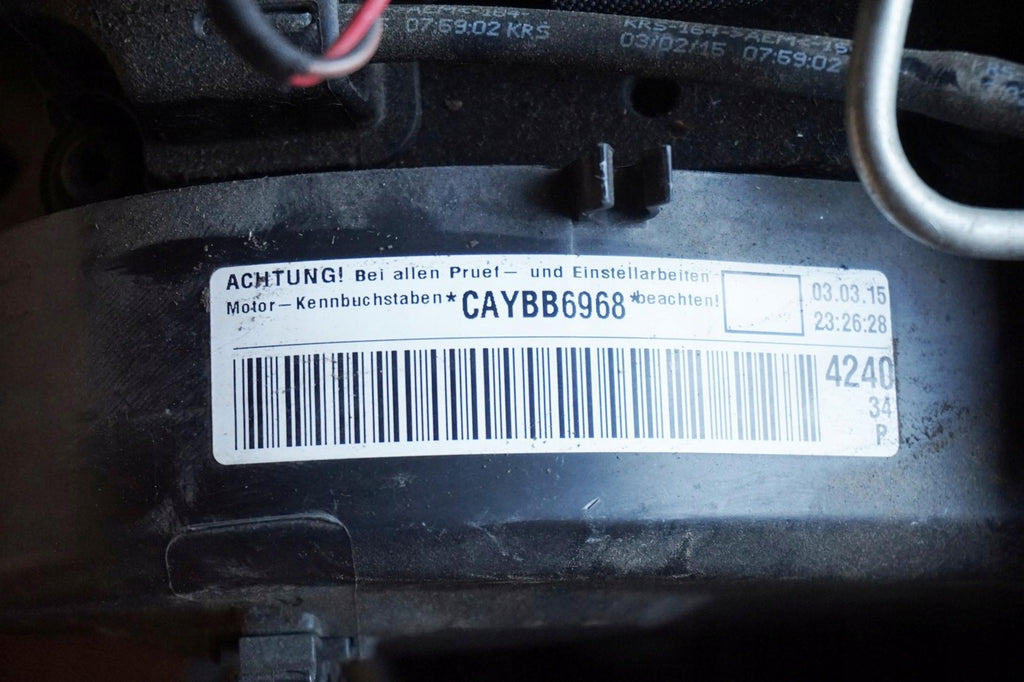 Motor VW Caddy III CAYB 1.6 TDI 90PS 66kW 56TKm 2015 Diesel Engine Komplett