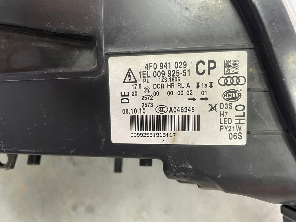 Frontscheinwerfer Audi A6 C6 4F0941029CP 1EL00992551 Xenon Links Headlight SCH1977186499rv