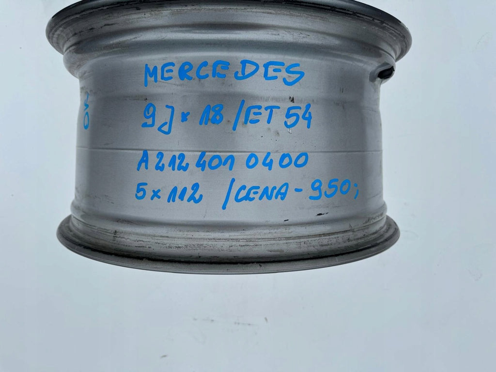 1x Alufelge 18 Zoll 9.0" 5x112 54ET A2124010400 Mercedes-Benz Rim Wheel FEL6227423182kf