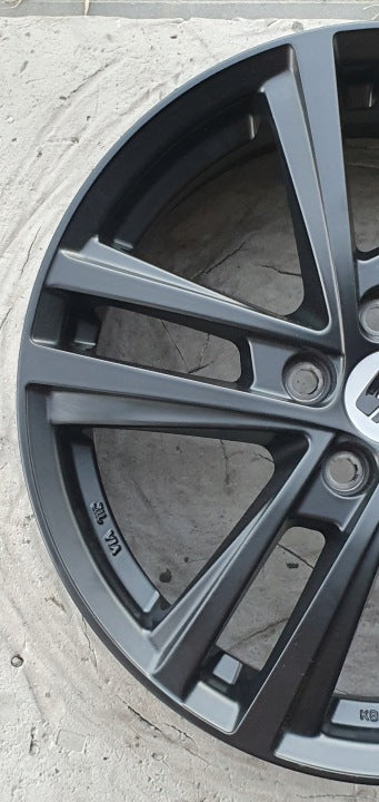 1x Alufelge 16 Zoll 6.0" 5x100 45ET Matt Schwarz KBA51055 Seat I Ibiza Rim Wheel FEL3100335405lz