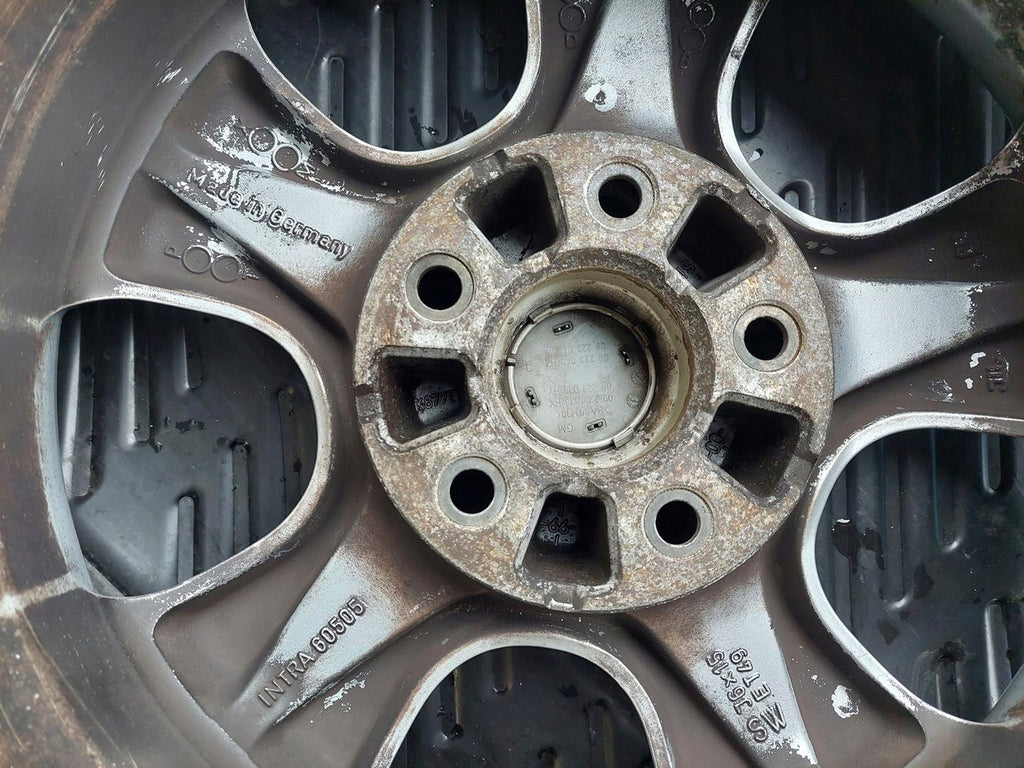 4x Alufelge 15 Zoll 6.0" 5x100 Glanz 60505 Opel Signum Vectra Zafira Meriva