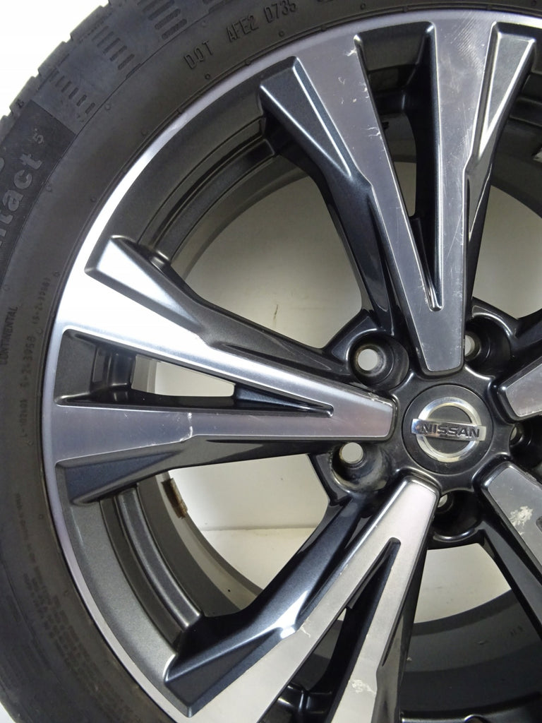 1x Alufelge 18 Zoll 7.0" 5x114.3 40ET Glanz Graphit Nissan Qashqai J11 Rim Wheel FEL1375499349yv
